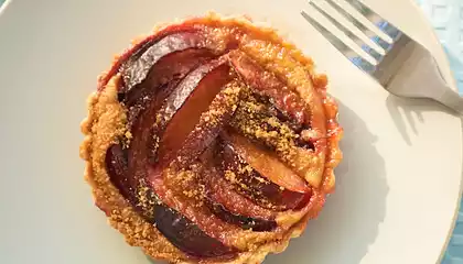 Cinnamon Plum Tart