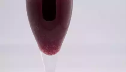 Blueberry Ginger Bellini