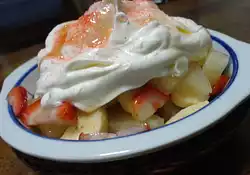 Fruit Salad with Cream