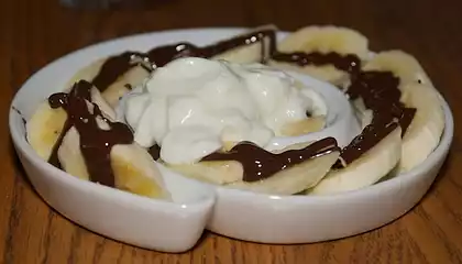 Chocolate and Yogurt Banana