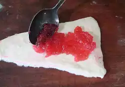 Homemade Strawberry Jam Filled Buns
