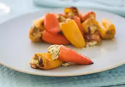 Goat Cheese and Herbs Stuffed Baby Peppers