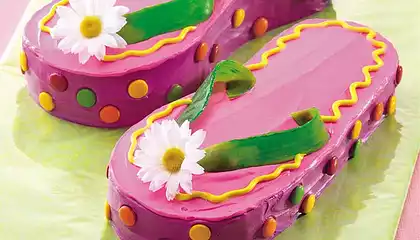 Betty Crocker Flip Flops Cake