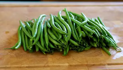 Green Beans with Toasted Almond Gremolata