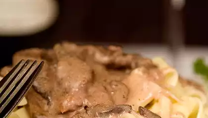 30-Minute Beef Stroganoff