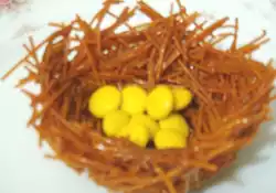 Homemade Noodles Bird’s Nest