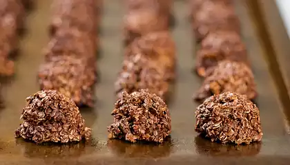 No Bake Chocolate Macaroons