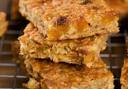 Amazing Chewy Crispy Apricot Walnut Energy Bars