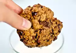 Dark Chocolate Chunks and Dried Mango Cookies