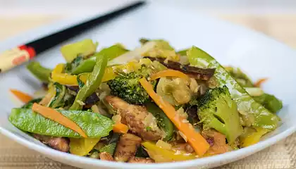 Wok-Sauteed Tofu and Vegetables