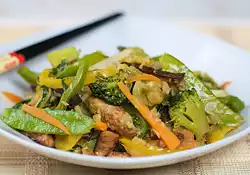 Wok-Sauteed Tofu and Vegetables