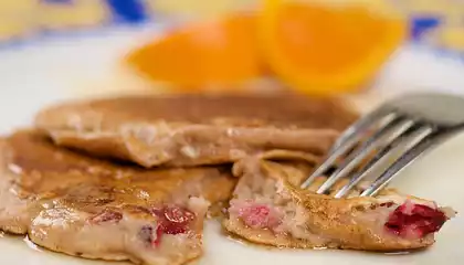 Breakfast Easy Cranberry Pancakes