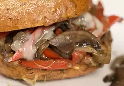 Philly Cheese Steak-less Sandwich