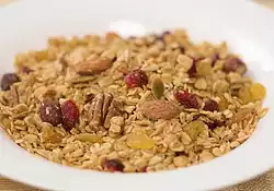 Breakfast Fruit and Nut Granola