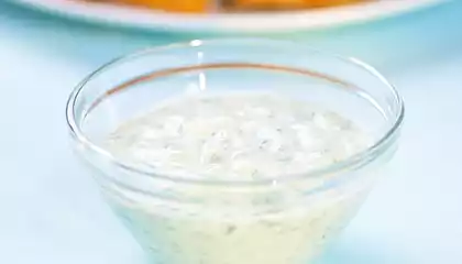 Lime Coriander Sour Cream Dip