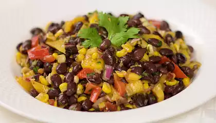 Roasted Corn, Black Bean and Mango Salad