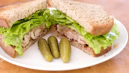 Grilled Pork Tenderloin and Onion Marmalade Sandwich 