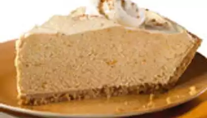 No Bake Creamy Pumpkin Pie - 5 Star