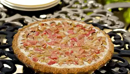 Rhubarb Custard Pie