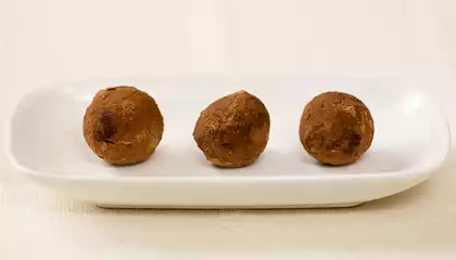 Walnut Chocolate Rum Balls