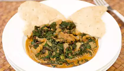 Beet Greens with Indian Spices