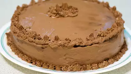 Chocolate Layer Cake No Guilt Low Fat