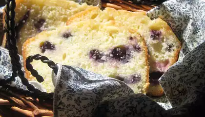 Blueberry-Lemon Tea Bread