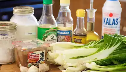 Stir-Fried Bok Choy with Chinese Sauce