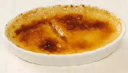 Guilt Free Low Fat Maple Creme Brulee