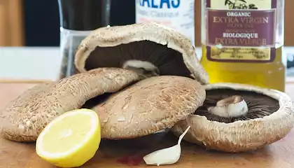 Grilled Marinated Portobello Mushroom Burgers