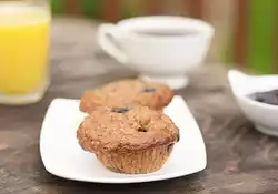 Blueberry, Banana and Apple Oatmeal Muffins