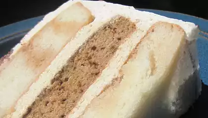 Three Layer Tiramisu Cake