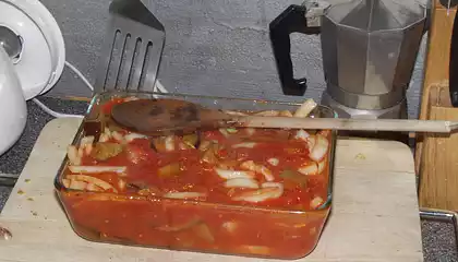Aubergine roasted in Tomato Sauce