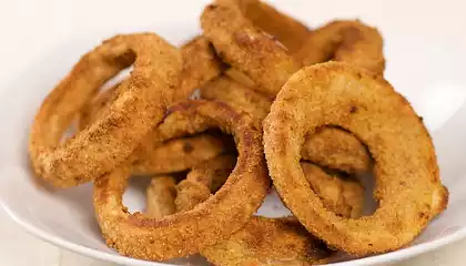 Crispy Oven-Fried Onion Rings