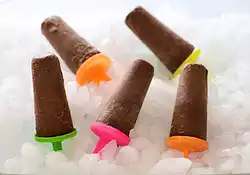 Fudgey Chocolate  Popsicles 