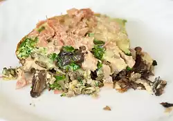 Breakfast Wild Rice and Mushroom Frittata