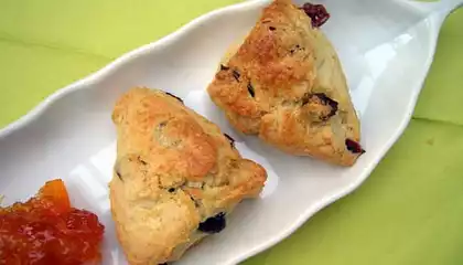 Grandma's Cranberry Scones