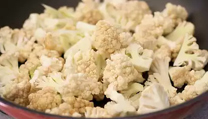 Indian Spiced Cauliflower