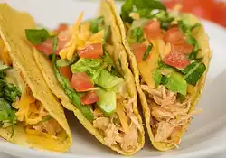 Quick Pulled Chicken Tacos