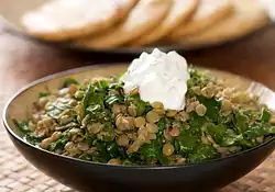 Curry Lentils and Kale