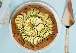 Triple Cheese and Zucchini Galette