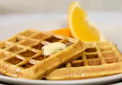 Snow Day Choco Chip Waffles