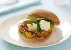 Greek Salad Sandwich