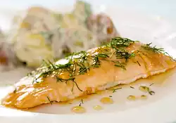 Maple-dill Roasted Salmon