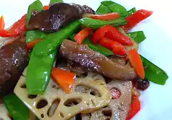 Stir Fried Fresh Lotus Root