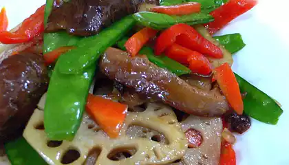 Stir Fried Fresh Lotus Root