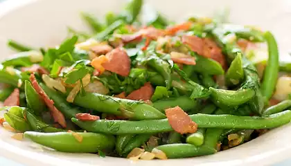 Bacon, Green Beans and Onions