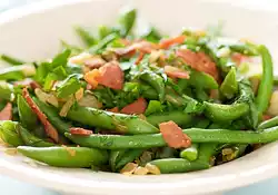 Bacon, Green Beans and Onions