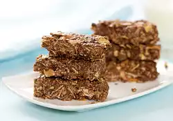 Double Almond and Chocolate Granola Bars