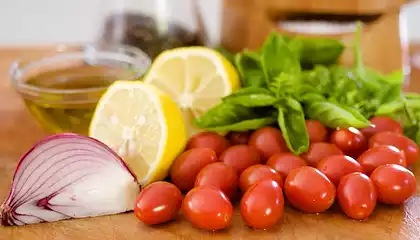 Cherry Tomato and Basil Vinaigrette